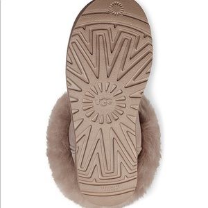 Nib Ugg Classic Mini Fluff Collar Boots 